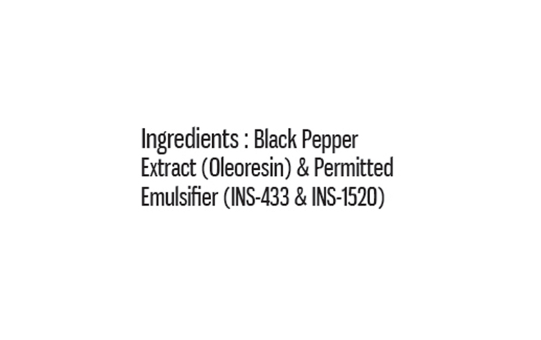 Spice Drop Black Pepper Extract    Pack  5 millilitre
